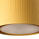 Faro Luminaria colgante SAMBA E27 IP20, amarillo, negro mate 