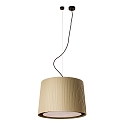 Luminaria colgante SAMBA E27 IP20, verde, negro mate 