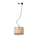 Luminaria colgante MAMBO E27 IP20, negro mate 