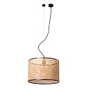 Luminaria colgante MAMBO E27 IP20, negro mate 