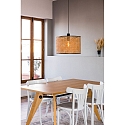 Faro Luminaria colgante MAMBO E27 IP20, negro mate 