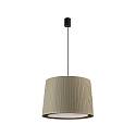 Luminaria colgante SAMBA E27 IP20, verde, negro mate 