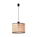 Luminaria colgante MAMBO E27 IP20, negro mate 