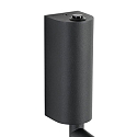 Faro wall luminaire RON E27 IP20, dark grey, white 