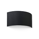 wall luminaire COTTON 2 flames, half round E27 IP20, white matt 