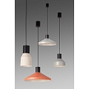 Faro Luminaria colgante KOMBO E27 IP20, negro mate, barro cocido 