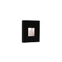 Luminaria de pared para exteriores DART SQ LED IP65, negro mate 