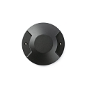 Luminaria de pared para exteriores LOTH LED IP67, negro mate 