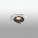 Faro Luz downlight GEISER 130 / GU10 redondo, ajustable GU10 IP67, acero inoxidable, satinado regulable