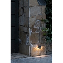 Faro Luminaria de pared para exteriores UVE LED IP44, plomo oscuro 