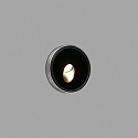 Faro Luminaria de pared empotrable DANG abajo, redondo IP67, acero inoxidable, satinado 