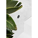 Faro Luminaria de pared empotrable DANG abajo, redondo IP67, acero inoxidable, satinado 