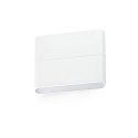 Luminaria de pared para exteriores ADAY de 2 llamas LED IP54, blanco mate 