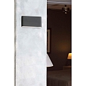 Luminaria de pared para exteriores ADAY de 2 llamas LED IP54, plomo oscuro 