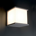 Faro outdoor wall luminaire KUBICK E27 IP44, light grey 