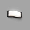 Faro Luminaria de pared MOL E27 IP44, plomo oscuro 