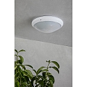 Faro Luminaria de pared DAKRON E27 IP65, blanco mate 