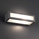 Faro Luminaria de pared NATRON E27 IP54, plomo oscuro 