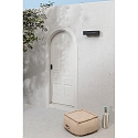 Faro Luminaria de pared WEST E27 IP54, plomo oscuro 