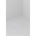 Faro floor recessed luminaire LED 18 SQ HIGH POWER rigid, square IP67, stainless steel, satined 