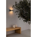 Faro Luminaria de pared VIEW E27 IP54, plomo oscuro 