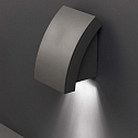 Faro Luminaria de pared PROA GU10 IP44, plomo oscuro 