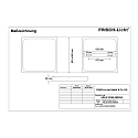 Frisch-Licht Luz downlight ADLQ2235A.3883DA cuadrado, controlable por DALI IP20, blanco regulable