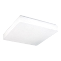 wall and ceiling luminaire 45cm square IP54, white dimmable