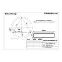 Frisch-Licht Luminaria de pared y techo DLZE7510M.1583M cil�ndrico, multipower IP40, blanco regulable