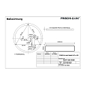 LED Wall / Ceiling luminaire, cylindrical, 30,5-52W, 3000K, 7000lm, IP40, silk matt, white