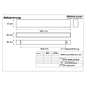 Frisch-Licht Viga luminosa MICROPAL�, UGR<19 / 1687MM / 830 versi�n de montaje en superficie, controlable por DALI, directa IP40