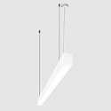 Viga luminosa MICROPAL�, UGR<19 / 1687MM / 840 directa, multipower, con juego de suspensi�n IP40, blanco 