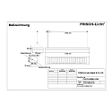 Frisch-Licht Luminaria colgante PLN134500H.5184 directo / indirecto, UGR < 19, conmutable IP20, blanco 