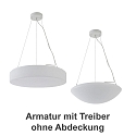Luminaria colgante PREMIUM 7540 Ø 56cm IP20, blanco regulable