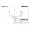 Frisch-Licht Luminaria de espejo SPL111460A.1584 pequeño, conmutable IP40, blanco 
