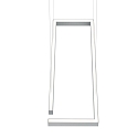 pendant luminaire MARISA-60 up / down, tunable white, controllable with gestures IP20, nickel matt
