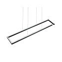 Knapstein pendant luminaire MARISA-100 up / down, tunable white, controllable with gestures IP20, black