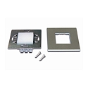 Luminaria empotrable WALL IF radiaci�n lateral, con difusor IP20, acero inoxidable  1,8W 90lm 3000K 120� 120� CRI 80