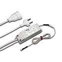 Cambia 400W EBS 4 D con enchufe, blanco mate