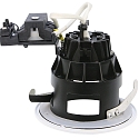 Luz downlight DL7501 redondo, r�gido GU10 IP64, blanco regulable