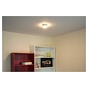 HEITRONIC LED Downlight AURORA with side light ring, IP44, � 9,5cm, 10W 3000K 830lm, white