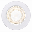 HEITRONIC Luz downlight DL7002 giratorio IP44, blanco regulable