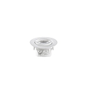 HEITRONIC Luz downlight DL7002 giratorio IP44, blanco regulable