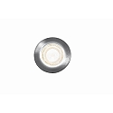 HEITRONIC Luz downlight DL7002 giratorio IP44, blanco regulable