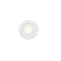 HEITRONIC Luz downlight DL7002 giratorio IP44, blanco regulable
