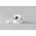 HEITRONIC Luz downlight DL7002 giratorio IP44, blanco regulable