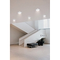 HEITRONIC Luz downlight DL7002 giratorio IP44, blanco regulable