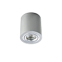 Luz downlight ADL9001 redondo, giratorio GU10 IP20, aluminio cepillado regulable