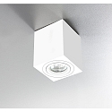 Luz downlight ADL8001 angular, giratorio GU10 IP20, blanco regulable