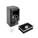 HEITRONIC Luminaria de pared para exteriores GALERA de 1 llama GU10 IP54, antracita 